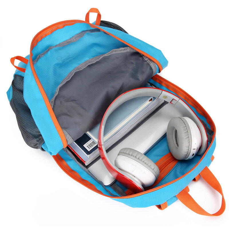 22l bolsa portátil plegable de doble hombro bolsa plegable de escalada ultraligera mochila de senderismo al aire libre bolsa de día de senderismo