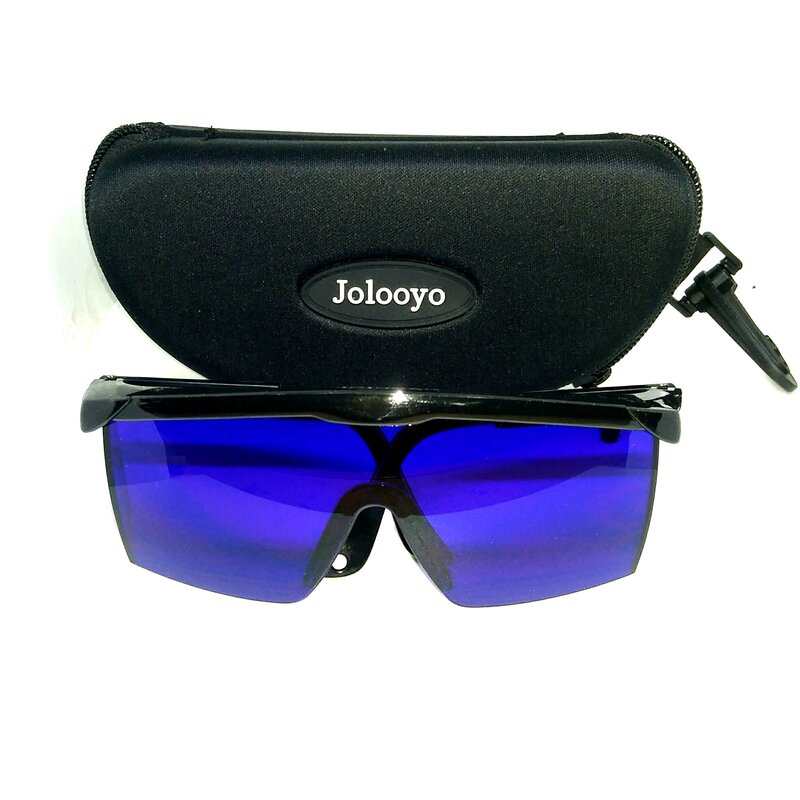 Gafas de seguridad láser, lentes protectoras para láser rojo, 650nm, 660nm, protección ocular con caja
