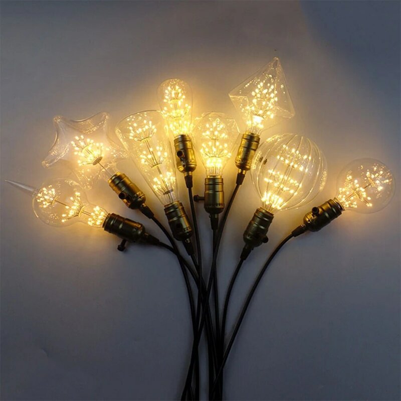110V 220V Feuerwerk Starry Sky Led-lampe 3W E26 E27 Retro Vintage LED Lampe Licht Warm Weiß a19 G125 G9 ST58 T30 für Dekoration