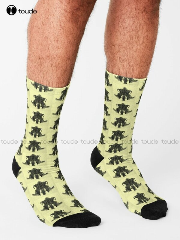 Rorschach Test Socks calzini divertenti per uomo Unisex adulto Teen Youth Socks personalizzato personalizzato 360 ° stampa digitale Hd di alta qualità