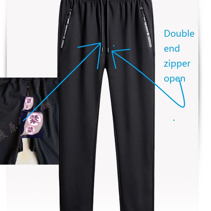 Сексуальные мужские брюки без бретелек с двойной молнией и открытой промежностью