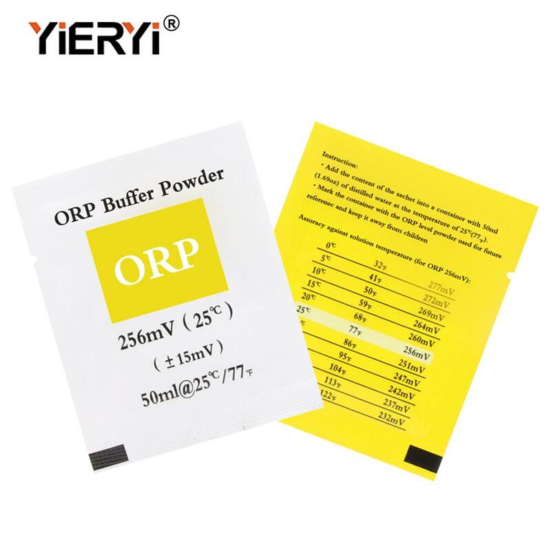 Yieryi 1/5/10/30 Pcs ORP สอบเทียบบัฟเฟอร์แป้ง ORP Tester Correction Solution ผง256mv มาตรฐาน