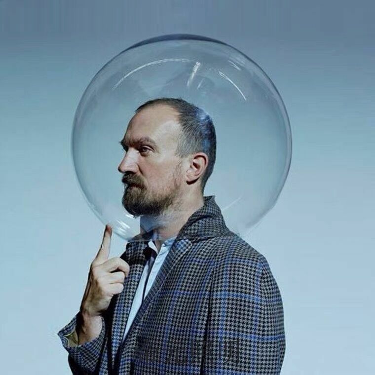Casco de Bola de acrílico transparente, para DJ, fiesta, Cosplay, Disco, Club, fotografía