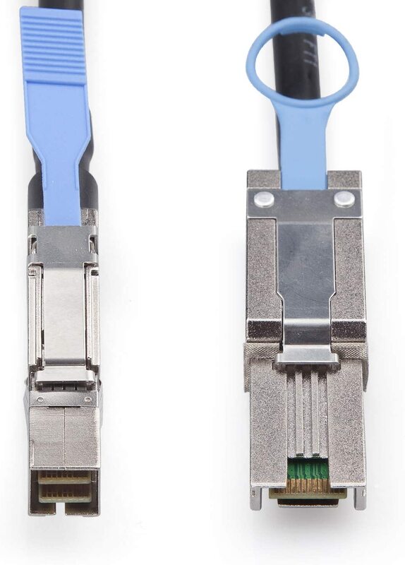 Mini Cable híbrido SAS HD externo de 6Gbps a Mini SAS SFF-8644, 2 metros (6,6 pies)
