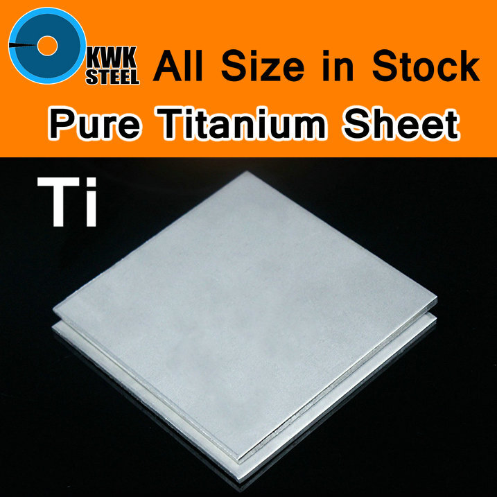 UNS Gr1 TA2 plaque de titane pur, plaque de titane mince épaisseur Plate Anti-corrosion industrie moule Machine ou matériel de bricolage