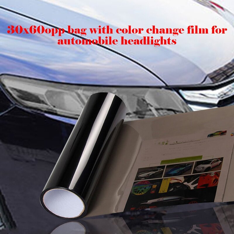 Gorący sprzedawanie reflektor samochodowy Taillight odcień Vinyl unikalna naklejka foliowa reflektor samochodowy zmiana koloru Film Taillight mgła naklejka na światła