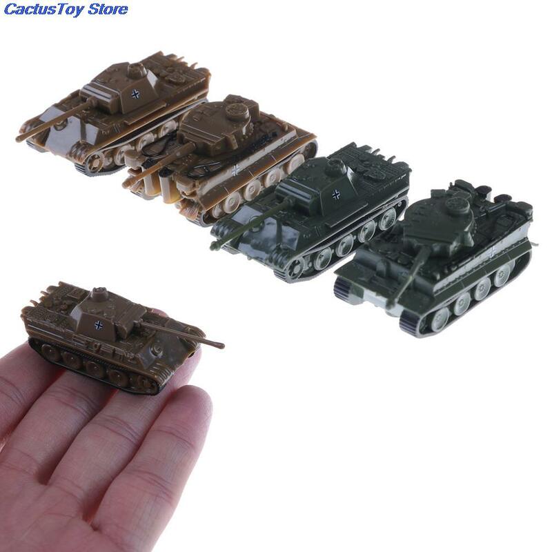 1:144 النمر الدبابات لعبة موضة بوي هدية البلاستيك 4D طاولة الرمل الحرب العالمية الثانية ألمانيا النمر تانك