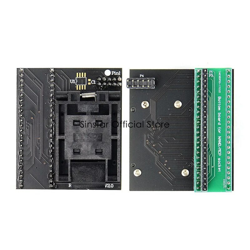 Zu bga63 bga64 bga48 BGA169-01 programmierer adapter buchse für rt809h emcc nand flash programmierer