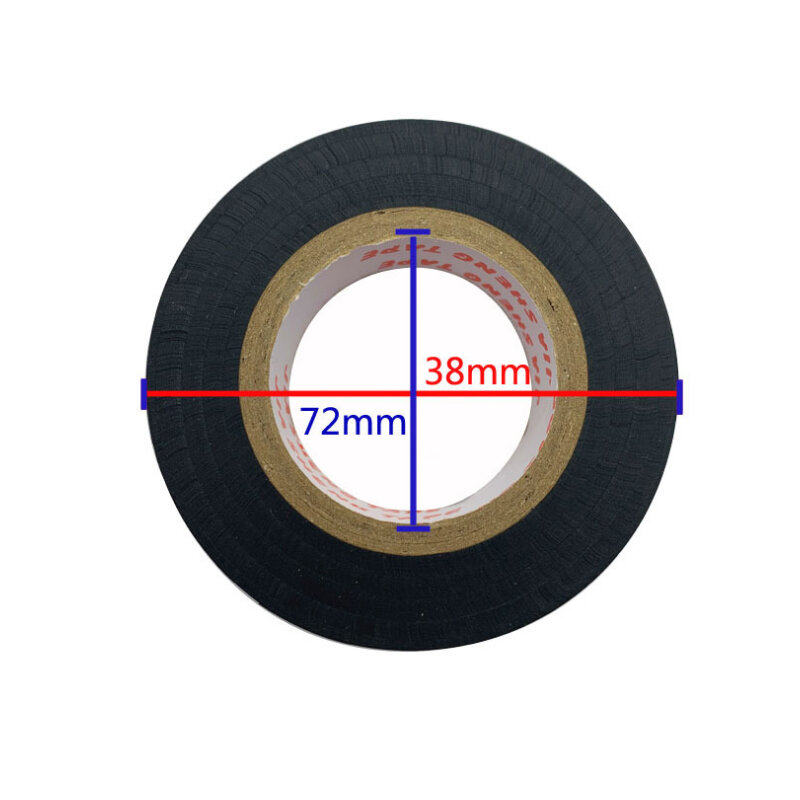 20m Wire Flame Retardant Electrical Insulation Tape High Voltage PVC Film Tape Waterproof Self-adhesive Electrician Tape
