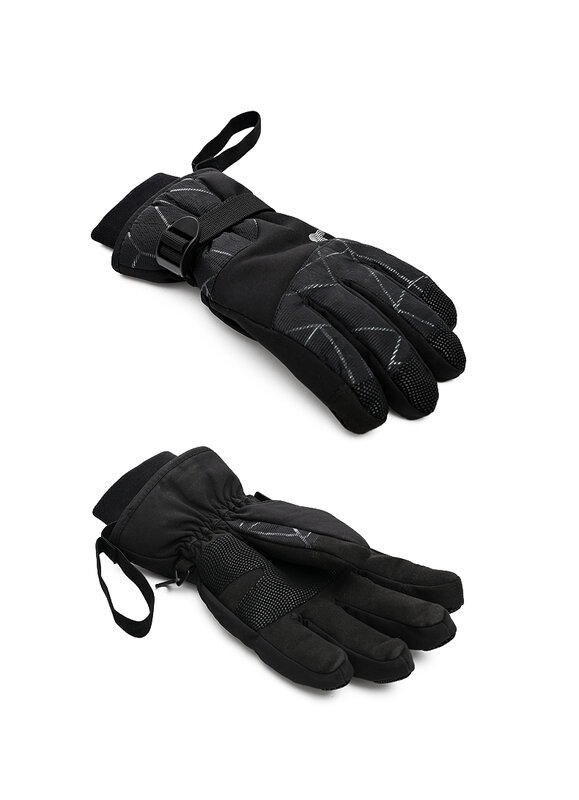 Теплые лыжные перчатки Supield Aerogel для мужчин и женщин, зимние перчатки на все Пальцы для велоспорта, Нескользящие водонепроницаемые перчатки для сенсорного экрана
