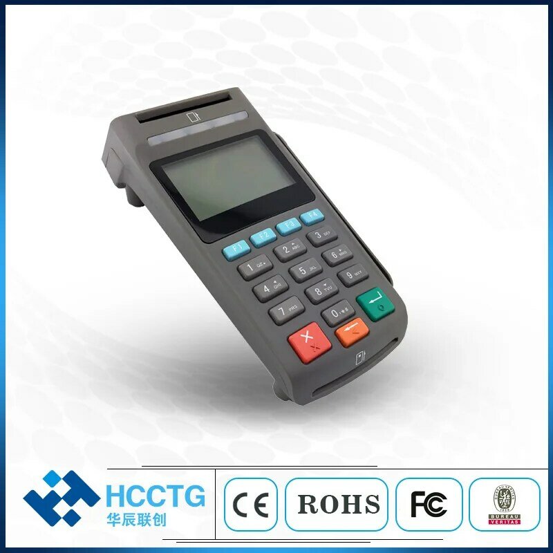 Lettore di Smart Card tutto in 1 sicurezza Desktop e-pagamento ATM POS USB Pinpad con Display LCD Z90PD