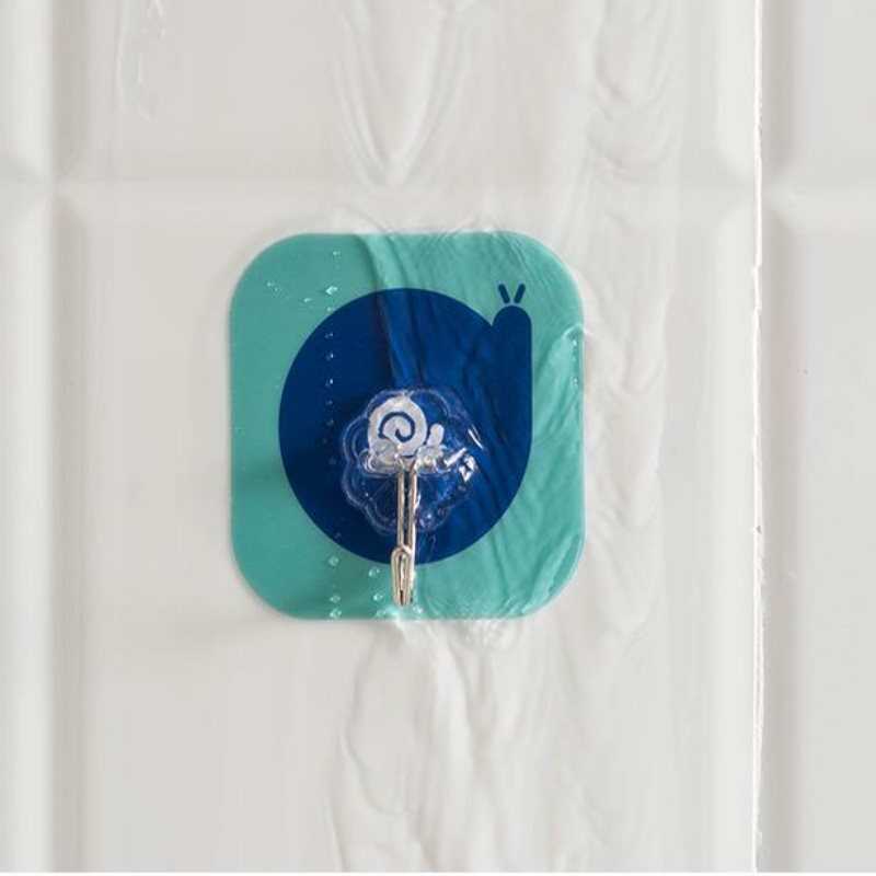 1/5PCS Cartoon colorato forte invisibile antiscivolo ganci forte adesivo porta appendiabiti da parete cucina accessori per il bagno