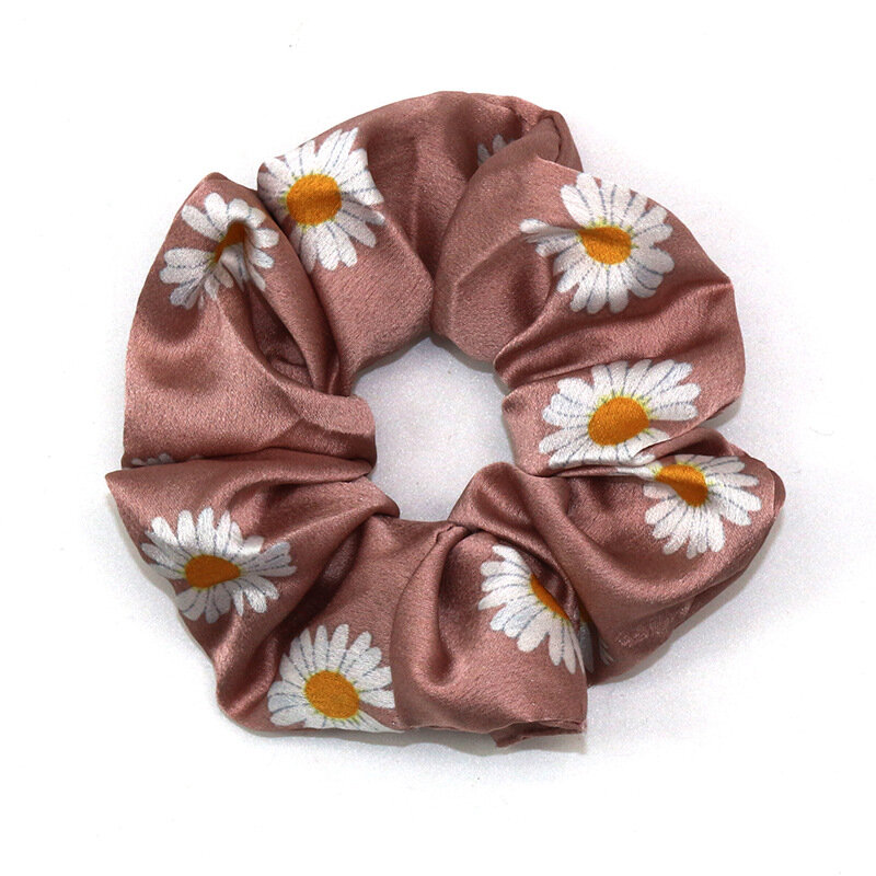Vendita calda donna Hairband fiore colore panno elastico per capelli fascia in gomma Scrunchie per accessori per capelli da donna, ACC150