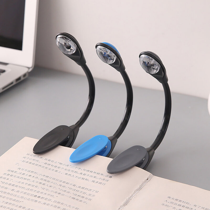 1PC Mini Flexible Clip-on Bright Booklight LED Book Lights Portable Travel Outdoor Reading Lights Gift For Children 2020 New