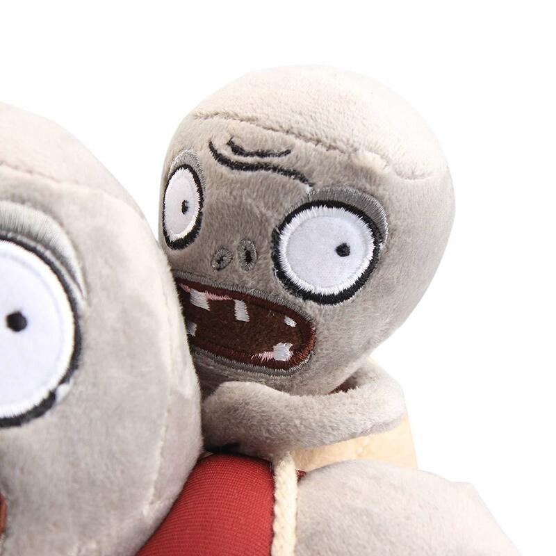 32cm Cartoon Plant VS Gargantuar Zombie Plush Toys PVZ Gargantuar Plush Soft Stuffed Toys Doll Gifts For Kids Children