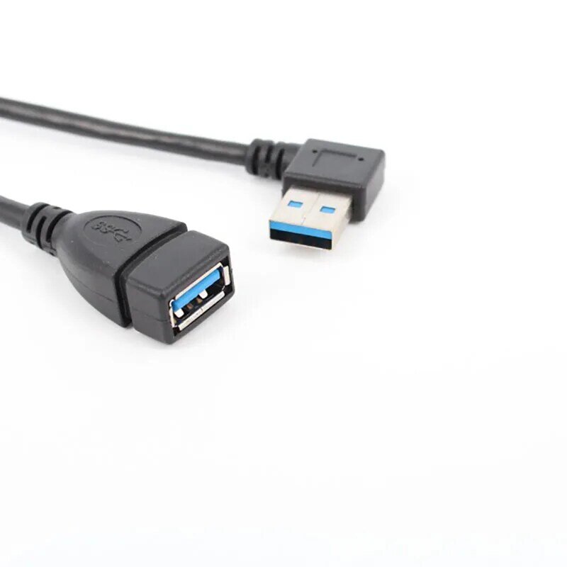 20cm USB 3.0 Rechts/Links/Oben/Unten Winkel 90 Grad Extension Kabel Männlich Zu Weiblich Adapter Kabel USB Kabel