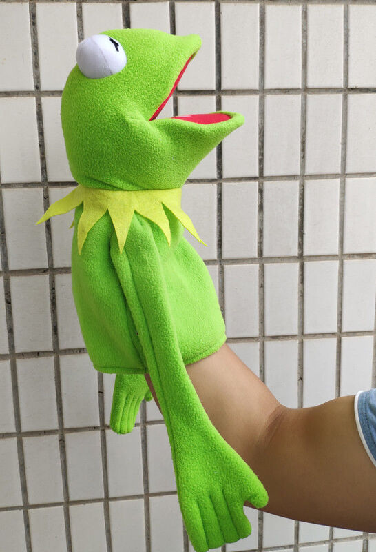 Kermit der Frosch Puppet Die Muppet Show Plüsch Handpuppe Spielzeug 40cm Kinder Pädagogisches Spielzeug