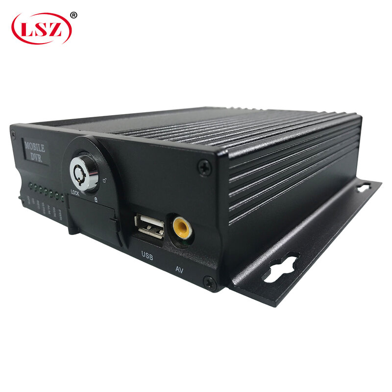 Lsz Hd 4-Kanaals Dual Sd-kaart 4G Gps Mdvr Remote Netwerk Video-opname Monitoring School Bus/brandweerwagen/Techniek Voertuig