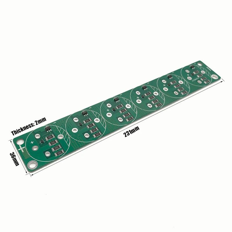 6PCS Single Row Super Farad Capacitor Balancing Protection Board 2.5 -3V 360F 400F 500F 700F 4 Pin Capacitor Protection Board