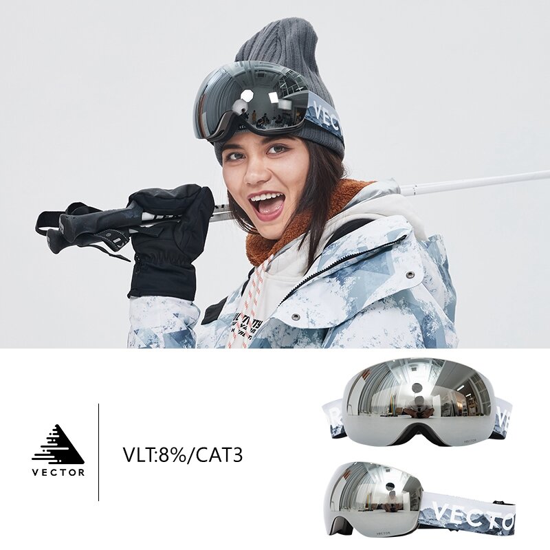 Óculos magnéticos de esqui, óculos protetor uv400 para mulheres inverno 2020 anti nevoeiro máscara de ski óculos para esportes ao ar livre