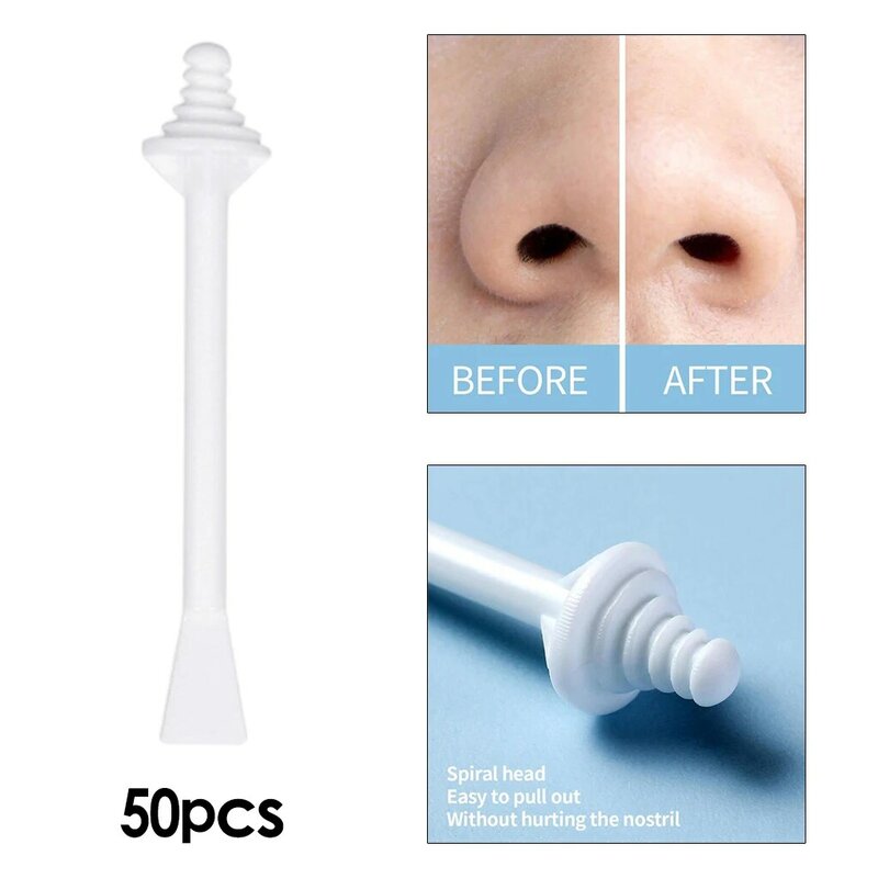 Spatole monouso per bastoncini per applicatori di cera per naso per la pulizia nasale rimozione dei peli del viso bastoncini per cera per sopracciglia