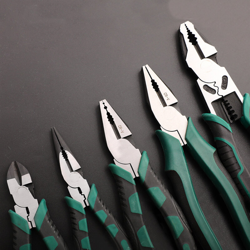 New Multifunctional Universal Diagonal Pliers Needle Nose Pliers Hardware Tools Universal Wire Cutters Electrician Wire Pliers