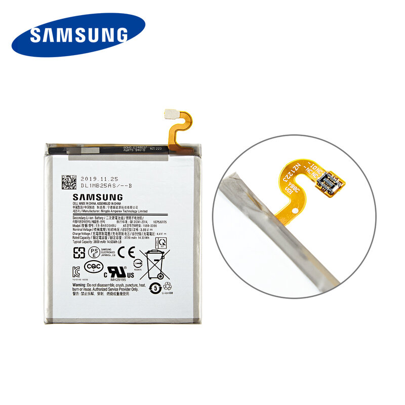 SAMSUNG Orginal EB-BA920ABU 3800mAh Batterie Für Samsung Galaxy A9 2018 A9s A9 Star Pro SM-A920F A9200 Handy
