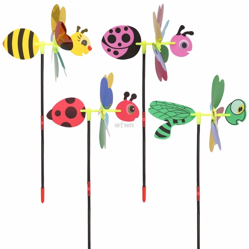 3D блестки животное пчела ветряная мельница Спиннер для дома сада двора декоративные Детские игрушки MAY07 дропшиппинг