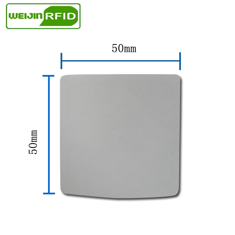 UHF RFID Tag Stiker Impinj H47 Cetak Tembaga Label 915 M 860-960M Hz EPCC1G2 6C Smart Perekat Pasif RFID Tag Label