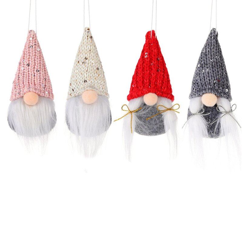 Kerst Kleine Leuke Gnome Santa Xmas Tree Opknoping Ornament Decoratie Voor Thuis Navidad Hanger Geschenken Gelukkig Nieuwjaar 2022