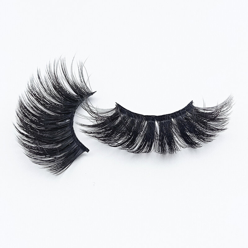 5/8 Pairs 3D Mink Lashes 25mm Dramatic Volume Eyelashes Mink Natural Long Silk Eyelashes Beauty Makeup Eyelash Extension Tool