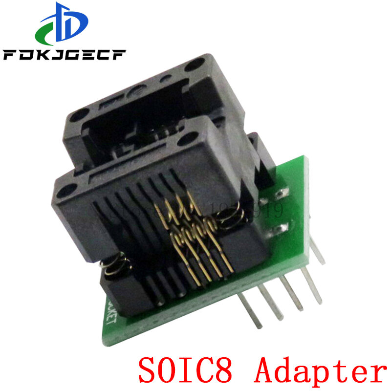 Adaptateur de programmeur CH34l'autorisation, réinitialisation SOP8 avec câble, Adaptateur 1.8V, Flash BIOS, USB, ZIF, EEPROM, SOIC8