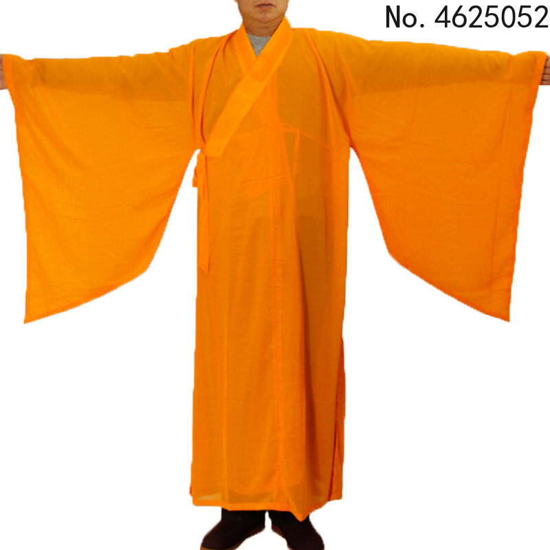 5 Warna Zen Jubah Buddha Gaun Meditasi Biksu Awam Setelan Seragam Pelatihan Biksu Set Pakaian Buddha