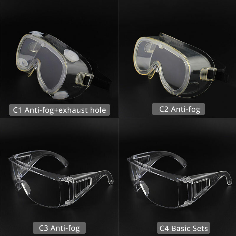 VANLOOK 안경 보호 안경 바디 FluidsBlood 및 타액 보호 안경