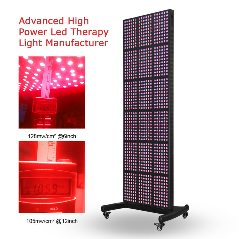 Anti Aging 2000/1500W Rote led Therapie panel Tiefe Rot 630/660nm In Der Nähe Von Infrarot 830/850nm für Full Body red Led panel licht