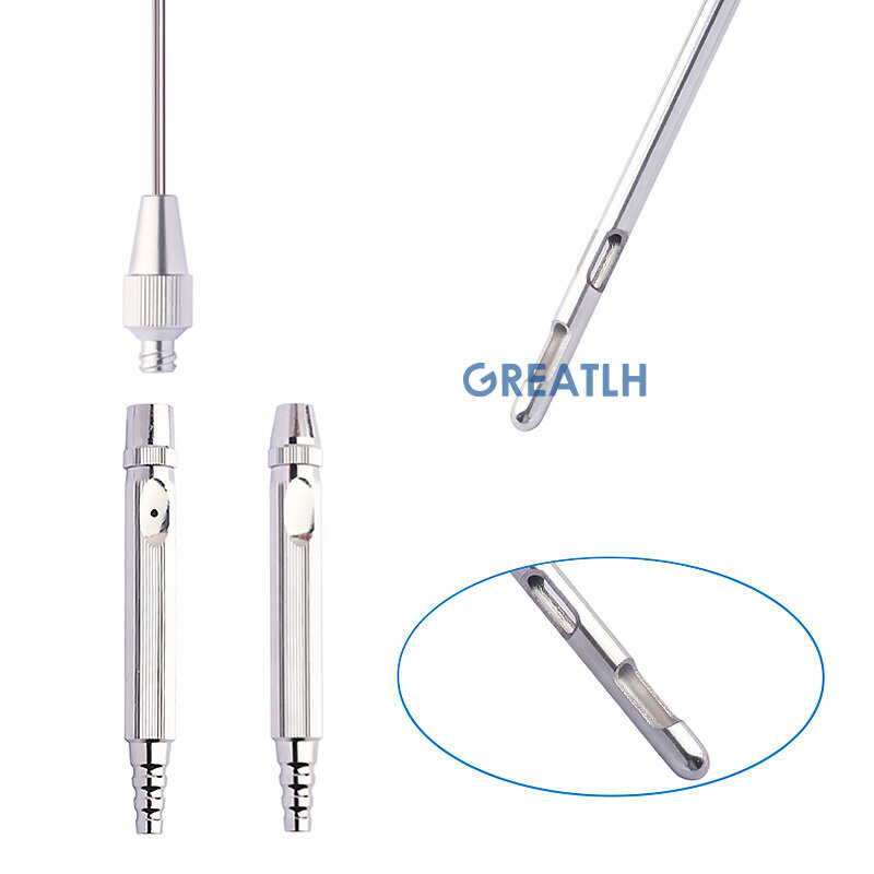 Liposuction Cannula Tri-port Three Holes Needle Autoclavable Liposuction Instrument