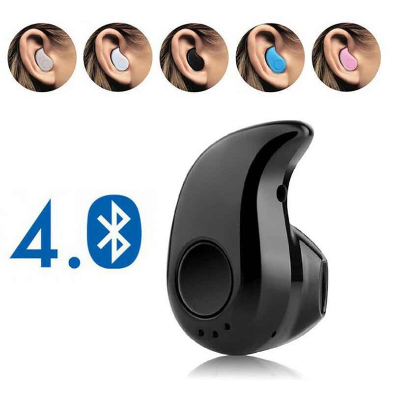 Mini Wireless Bluetooth Earphone in Ear Sport with Mic Handsfree Headset Earbuds for All Phone For Samsung Huawei Xiaomi Android