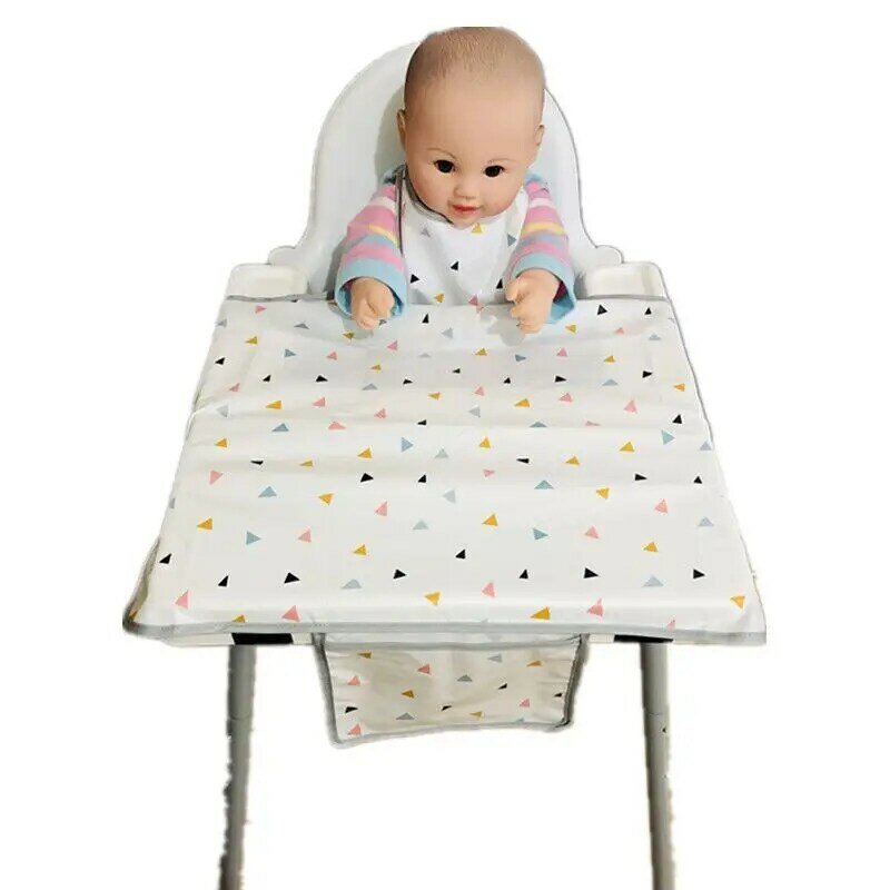 Blw-babador de led com cobertura completa, babador e avental combinação para bebês, crianças pequenas, capa para cadeira de jantar/vestido de bebê