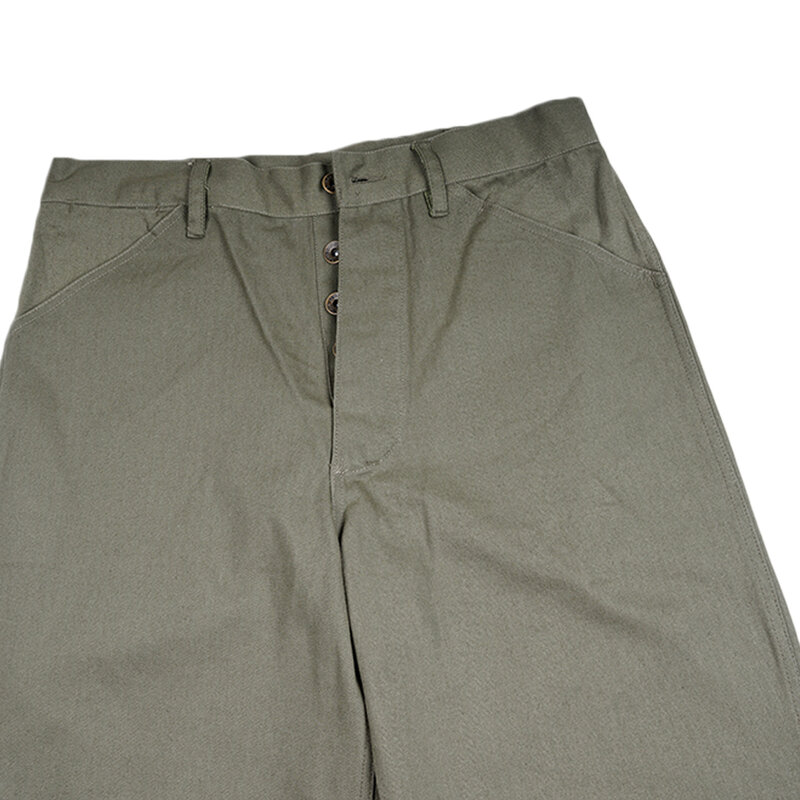 Seconda guerra mondiale esercito degli stati uniti corpo marino HBT pantaloni uniformi in cotone pantaloni da esterno verde