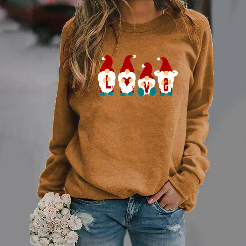 2020 새로운 겨울과 가을 여성 긴 소매 후드 코트 패션 캐주얼 숙녀 스웨터 후드