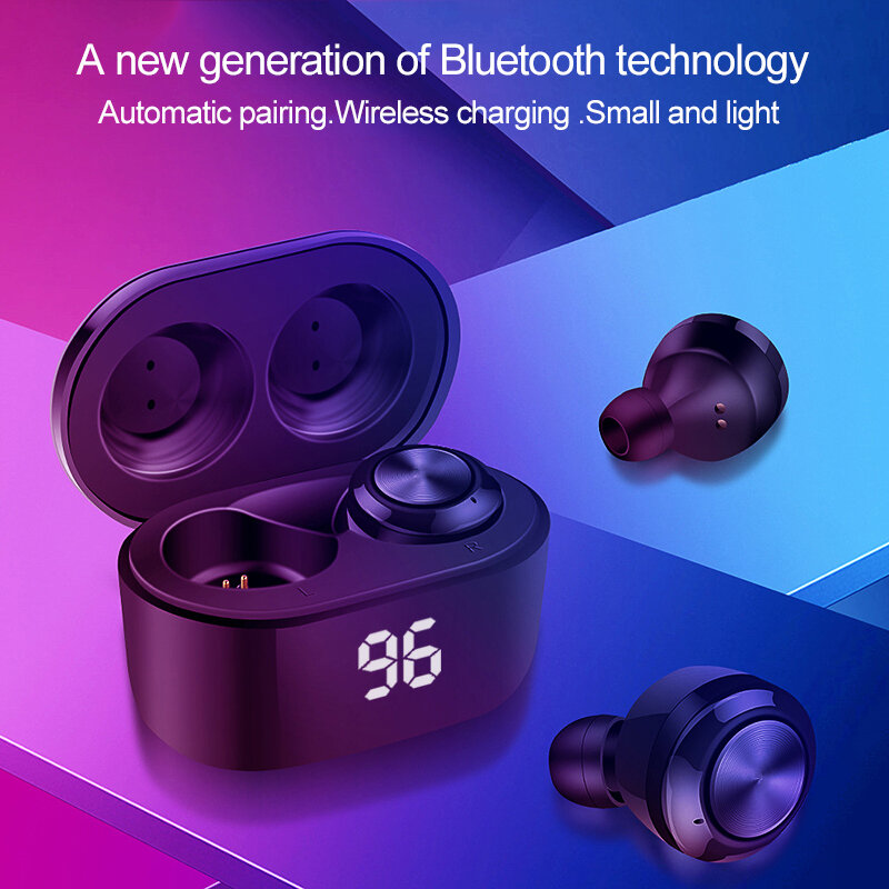 A6 TWS auriculares inalámbricos 5,0 TWS para Xiaomi Redmi Airdots auriculares con cancelación de ruido para Huawei Samsung Phone