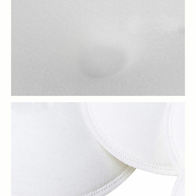 Almohadillas de lactancia lavables y transpirables, almohadilla de maternidad antidesbordamiento, 4 piezas