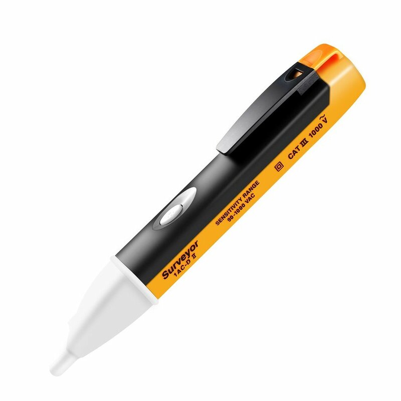 اختبار قلم رصاص عدم الاتصال 1Ac-D القلم الكهربائي فائقة آمنة التعريفي الكهربائية القلم متعددة الوظائف مع أضواء Led