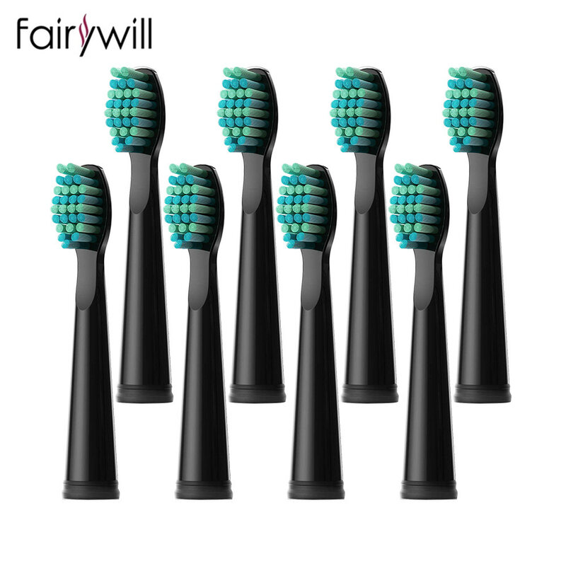 Fairywill-cabezales de repuesto para cepillo de dientes eléctrico, juego de cabezales para FW-507, FW-508, FW-917