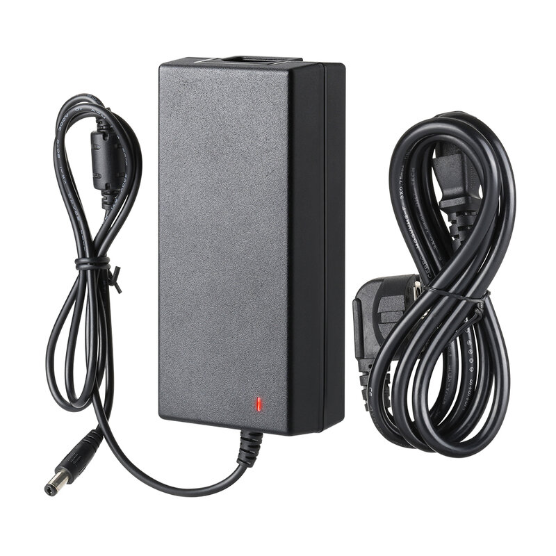 Techage PoE DVR NVR Power Adapter 52V 2.5A Fonte de alimentação AC 100-240V Carregador de parede DC 5,41mm Plugue EU para gravador de vigilância