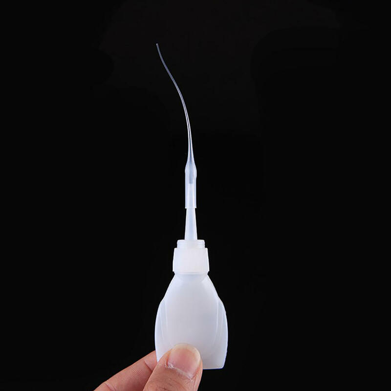 Micro-Dicas Plastic Glue Bottle Extender, precisão aplicador, soltando tubo, bocal para Crafting Lab, 100 pcs