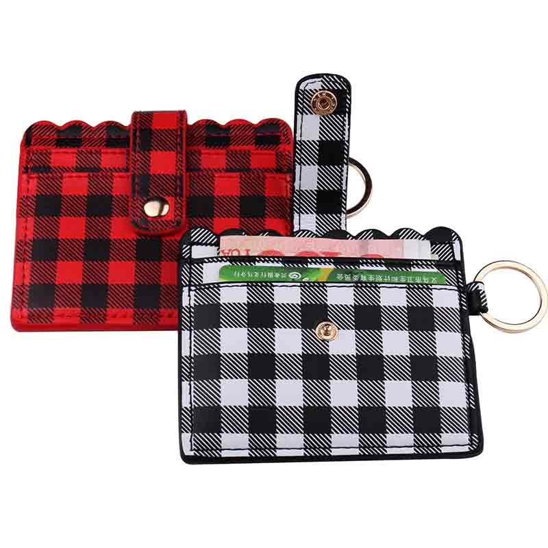 New Arrival High Quanlity Simple PU Leather Casual Card Holders Women PU Zipper Change Purse Girls Mini Key Card Bag Gift