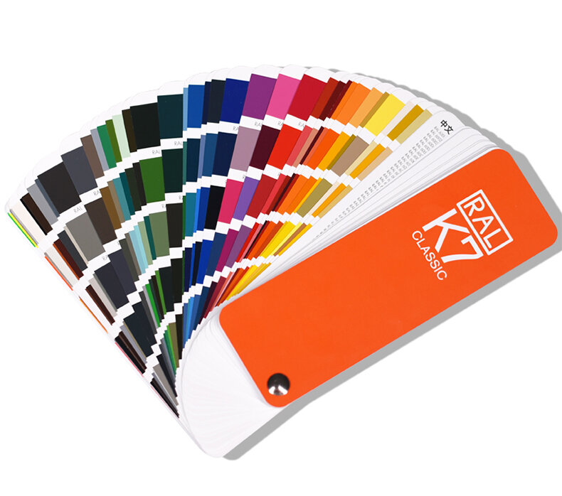 Original Deutschland RAL farbe karte internationalen standard Ral K7 farbe diagramm für farbe 213 farben mit Geschenk Box