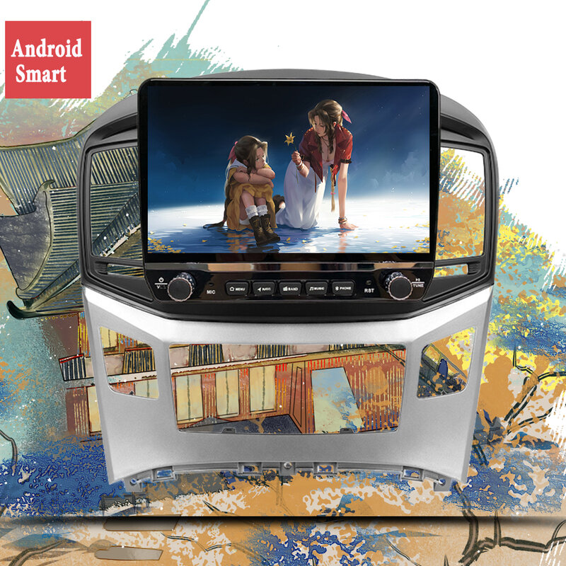 DVD Player do carro para Hyundai H1 Grand Starex 2015-2020, unidade de cabeça, vídeo, GPS, Wi-Fi, RDS, USB Audio Cassette, Android 13.0, 4G, 10.1 em