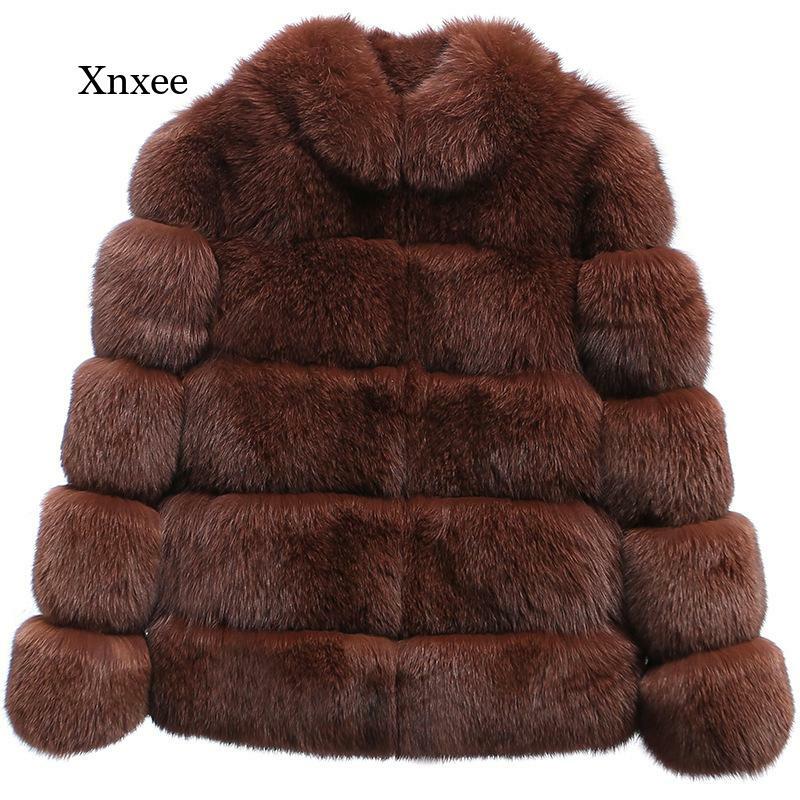 Теплая пушистая куртка, зимняя утолщенная теплая куртка из искусственного меха с воротником-стойкой, женское Новое роскошное плюшевое пальто, зимняя одежда, модные топы
